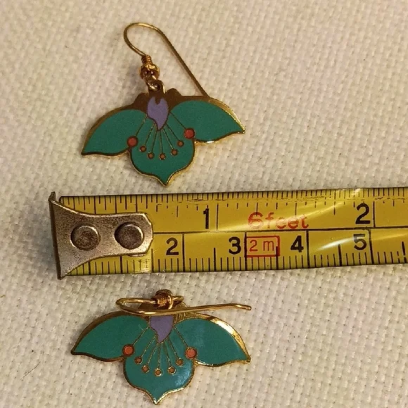 LAUREL BURCH earrings, Signed, Lot Of 5, Assorted - Picture 5 of 6